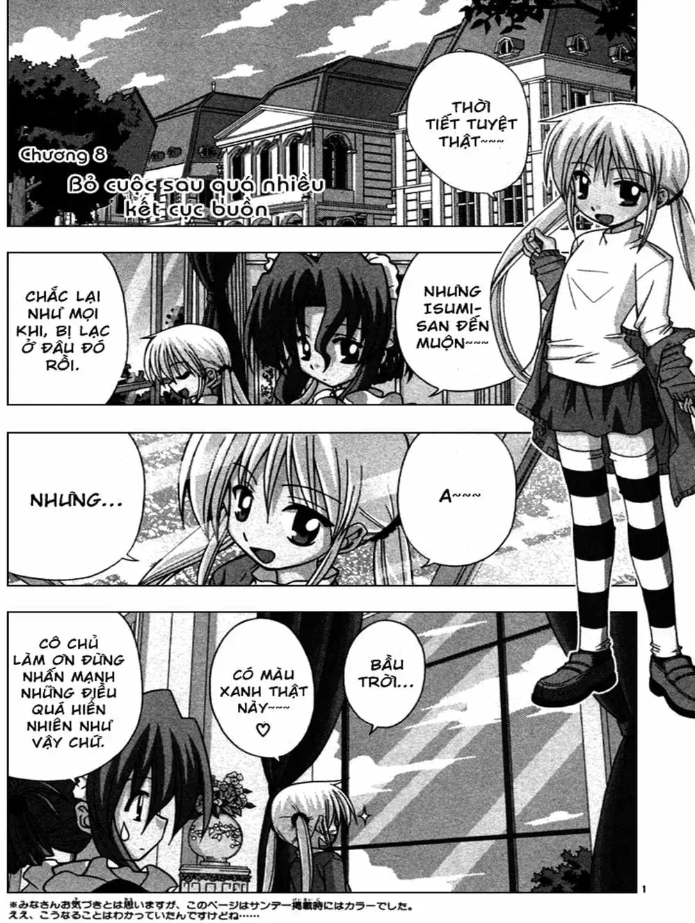 Truyện Tranh Chàng Quản Gia - Hayate No Gotoku trang 4