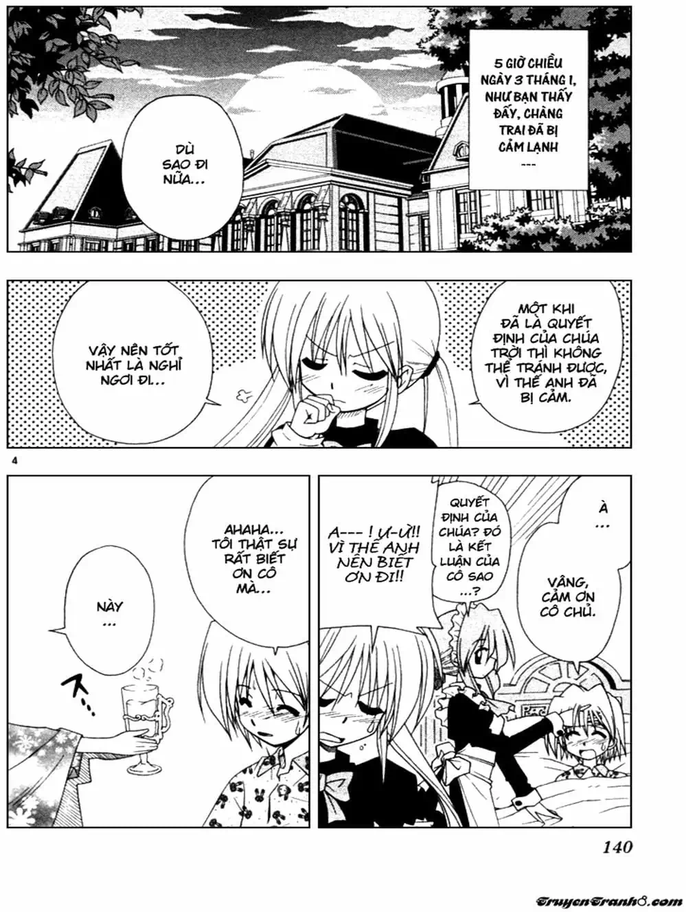 Truyện Tranh Chàng Quản Gia - Hayate No Gotoku trang 4