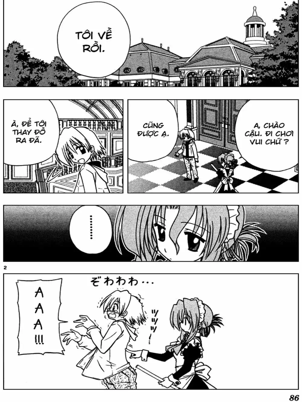 Truyện Tranh Chàng Quản Gia - Hayate No Gotoku trang 4