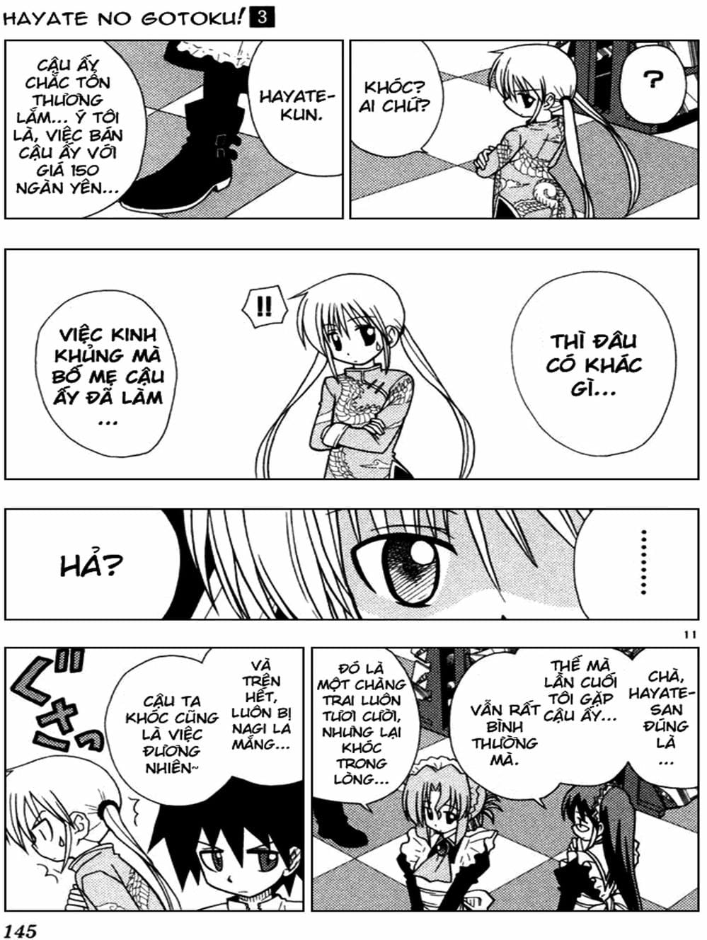 Truyện Tranh Chàng Quản Gia - Hayate No Gotoku trang 4