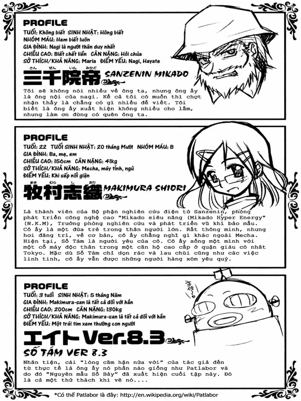 Truyện Tranh Chàng Quản Gia - Hayate No Gotoku trang 4