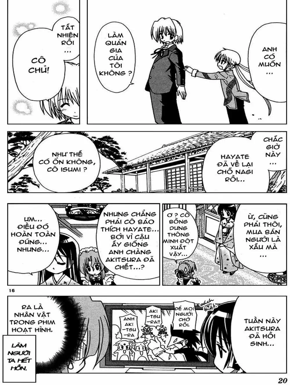Truyện Tranh Chàng Quản Gia - Hayate No Gotoku trang 4