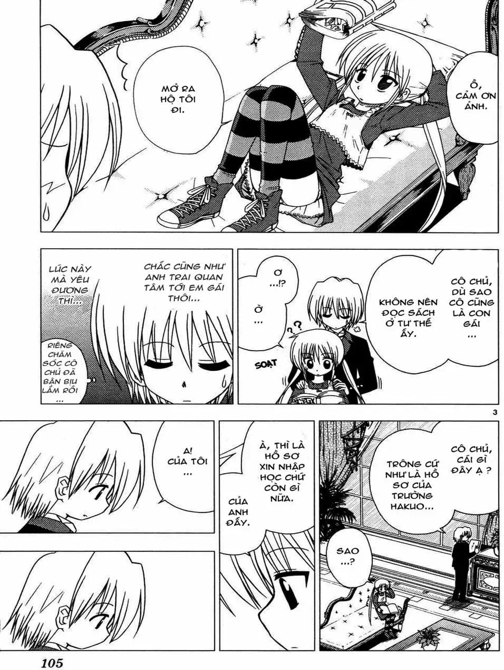 Truyện Tranh Chàng Quản Gia - Hayate No Gotoku trang 4