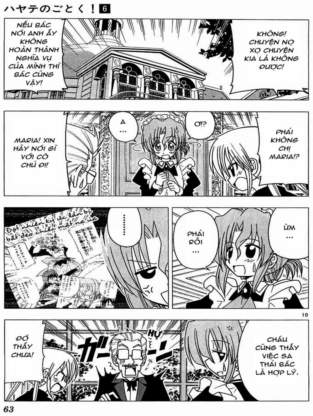 Truyện Tranh Chàng Quản Gia - Hayate No Gotoku trang 4