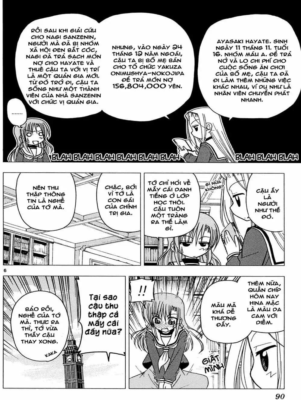 Truyện Tranh Chàng Quản Gia - Hayate No Gotoku trang 4