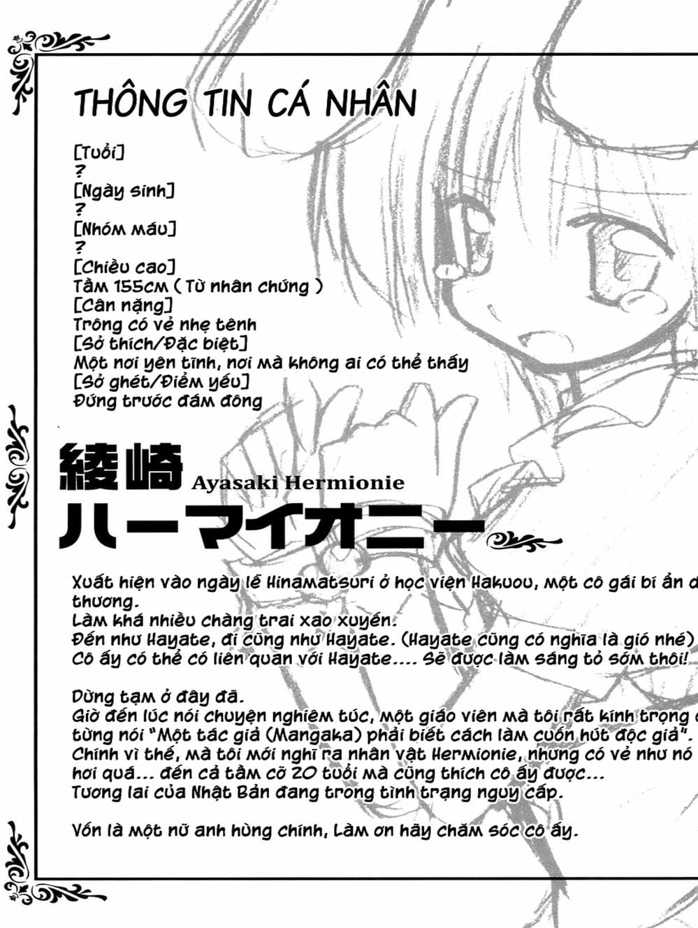 Truyện Tranh Chàng Quản Gia - Hayate No Gotoku trang 4