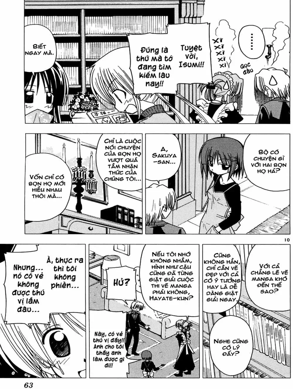 Truyện Tranh Chàng Quản Gia - Hayate No Gotoku trang 4