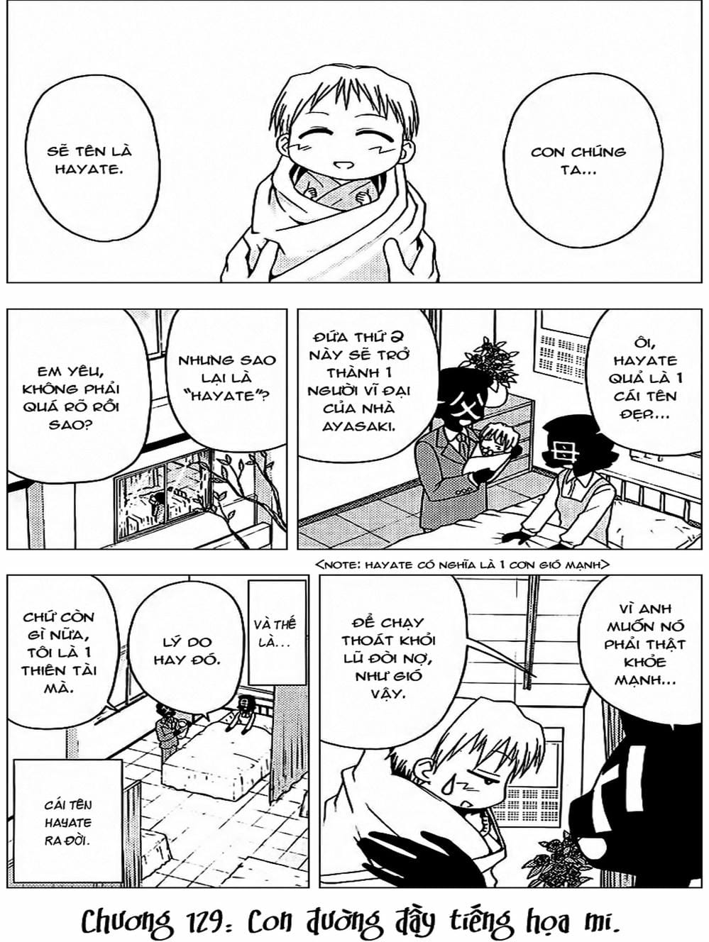 Truyện Tranh Chàng Quản Gia - Hayate No Gotoku trang 4