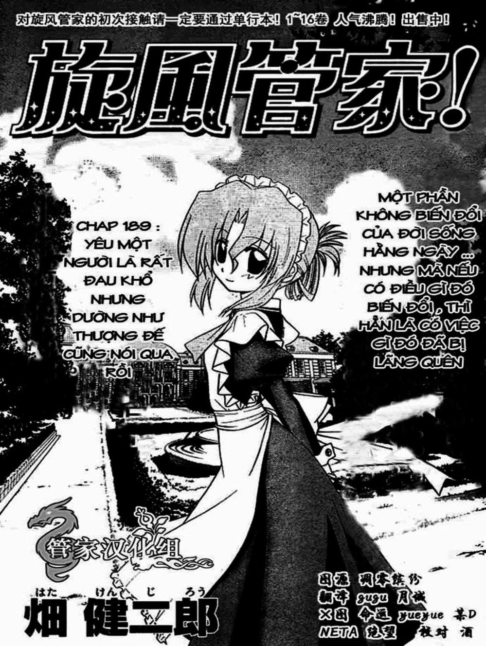 Truyện Tranh Chàng Quản Gia - Hayate No Gotoku trang 4