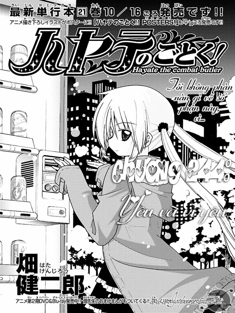 Truyện Tranh Chàng Quản Gia - Hayate No Gotoku trang 4