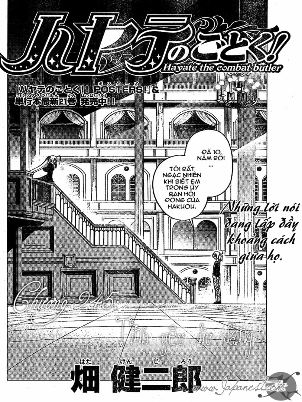 Truyện Tranh Chàng Quản Gia - Hayate No Gotoku trang 4