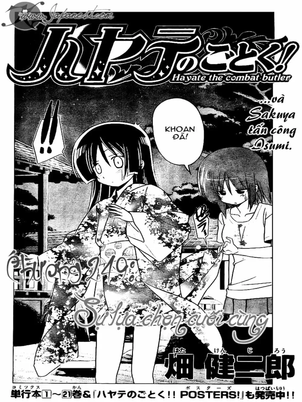 Truyện Tranh Chàng Quản Gia - Hayate No Gotoku trang 4