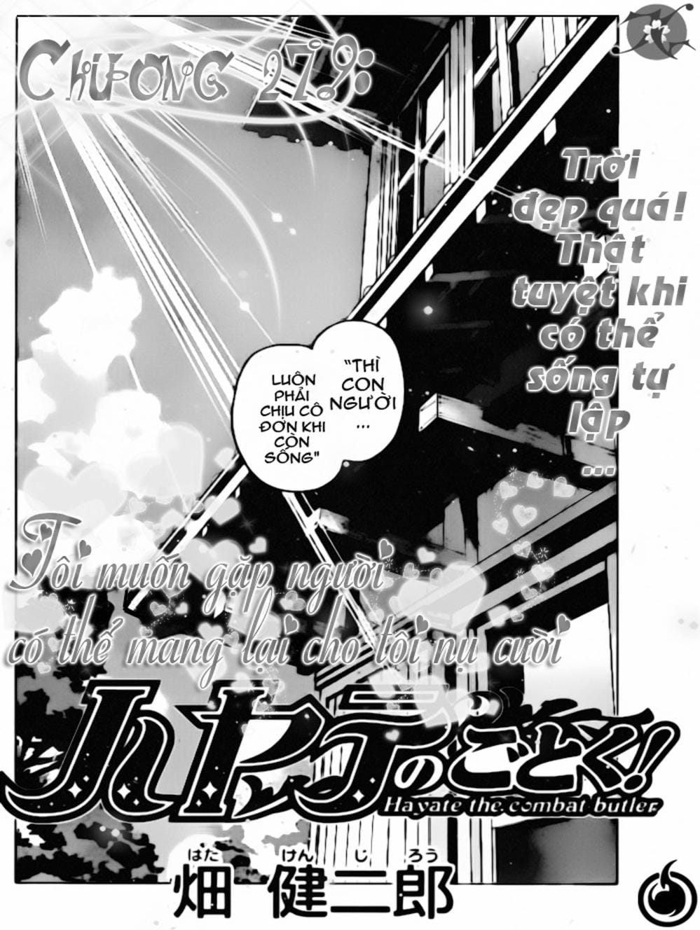 Truyện Tranh Chàng Quản Gia - Hayate No Gotoku trang 4