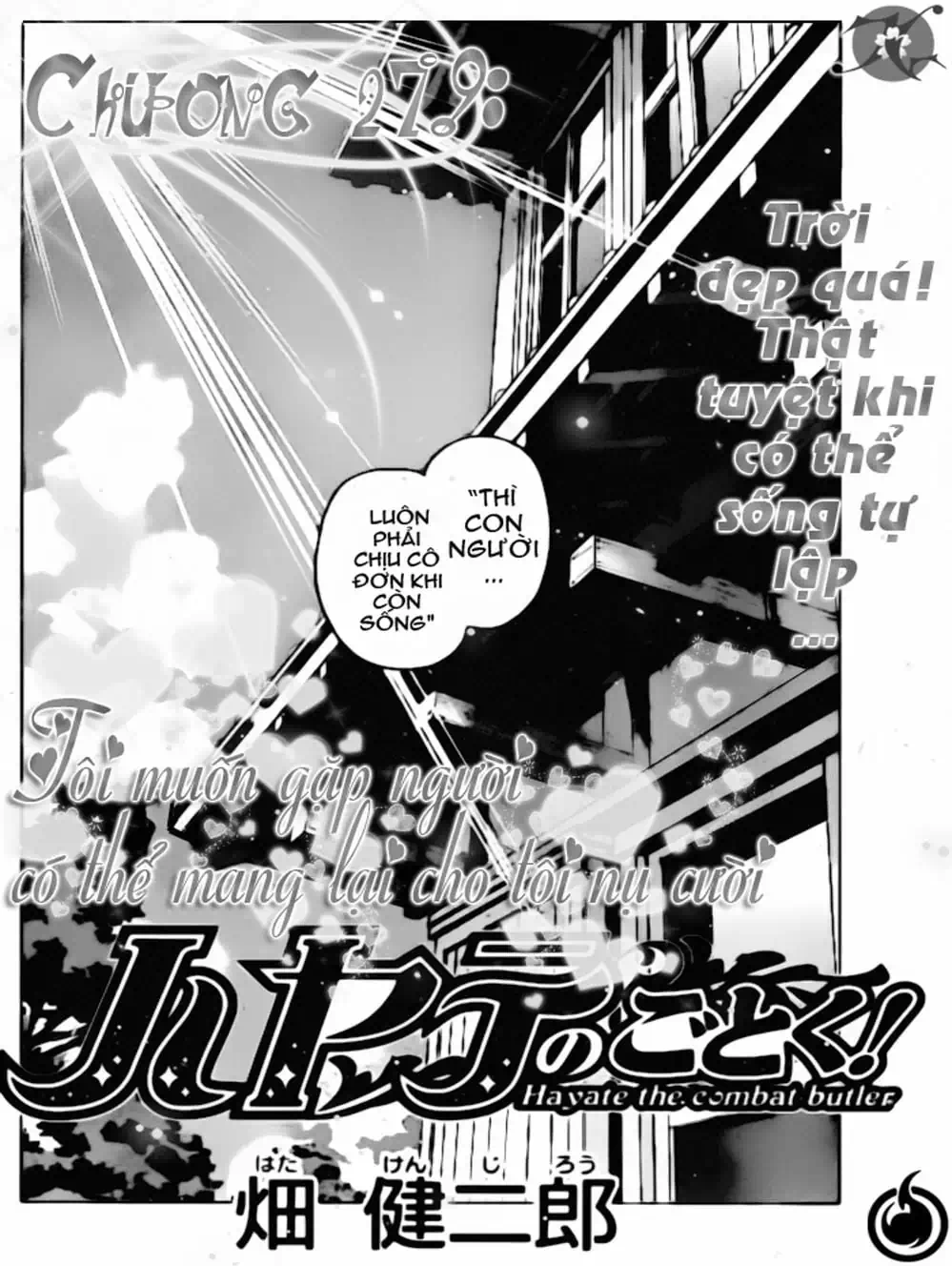 Truyện Tranh Chàng Quản Gia - Hayate No Gotoku trang 4