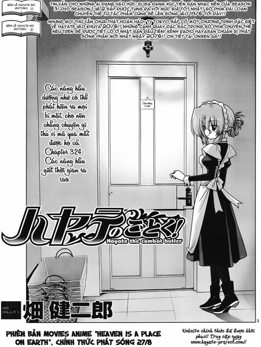 Truyện Tranh Chàng Quản Gia - Hayate No Gotoku trang 4