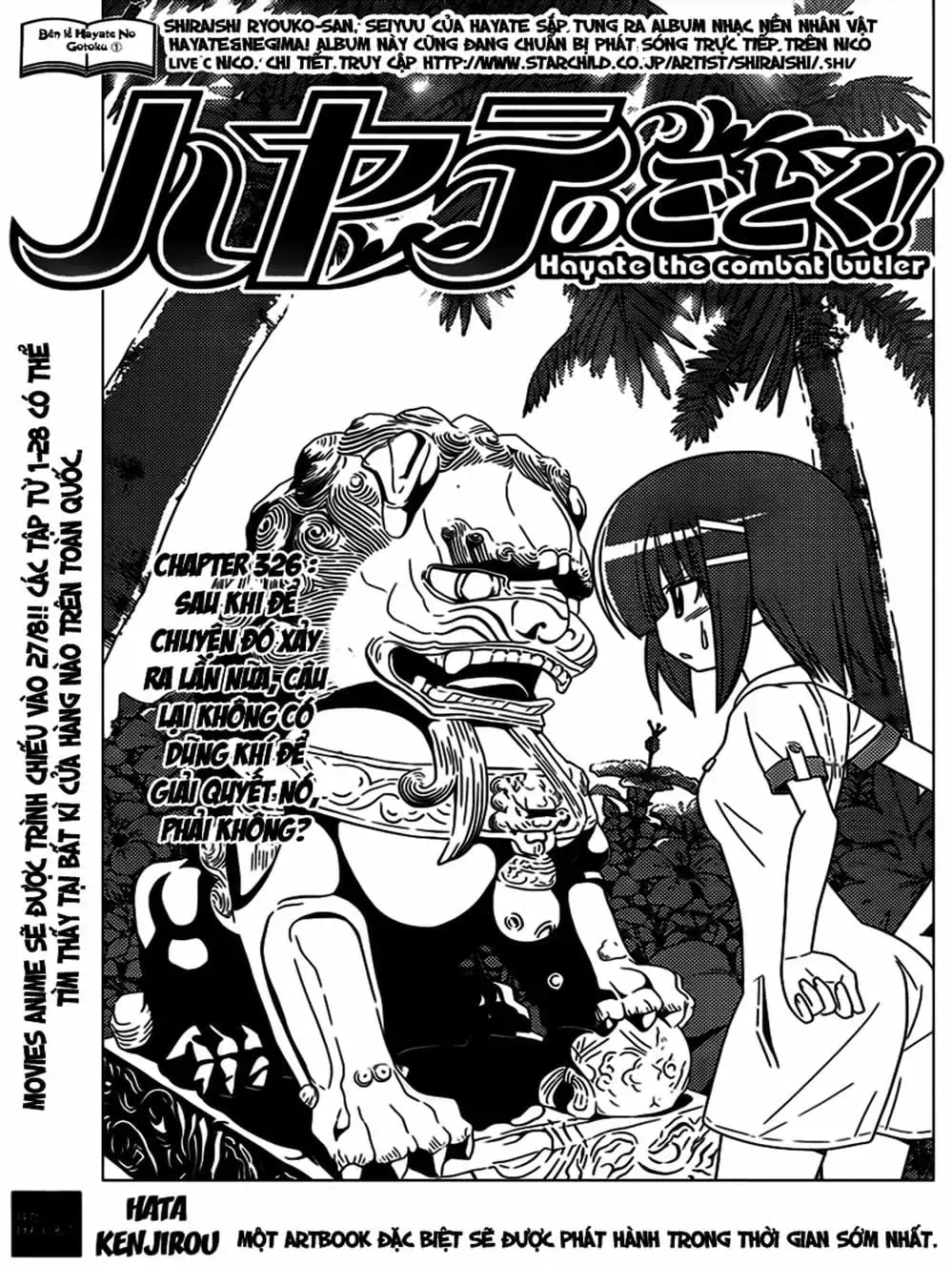 Truyện Tranh Chàng Quản Gia - Hayate No Gotoku trang 4