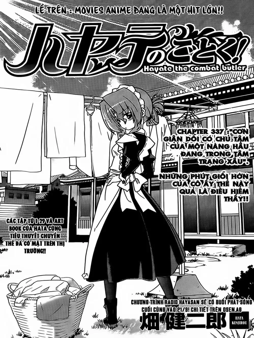 Truyện Tranh Chàng Quản Gia - Hayate No Gotoku trang 4