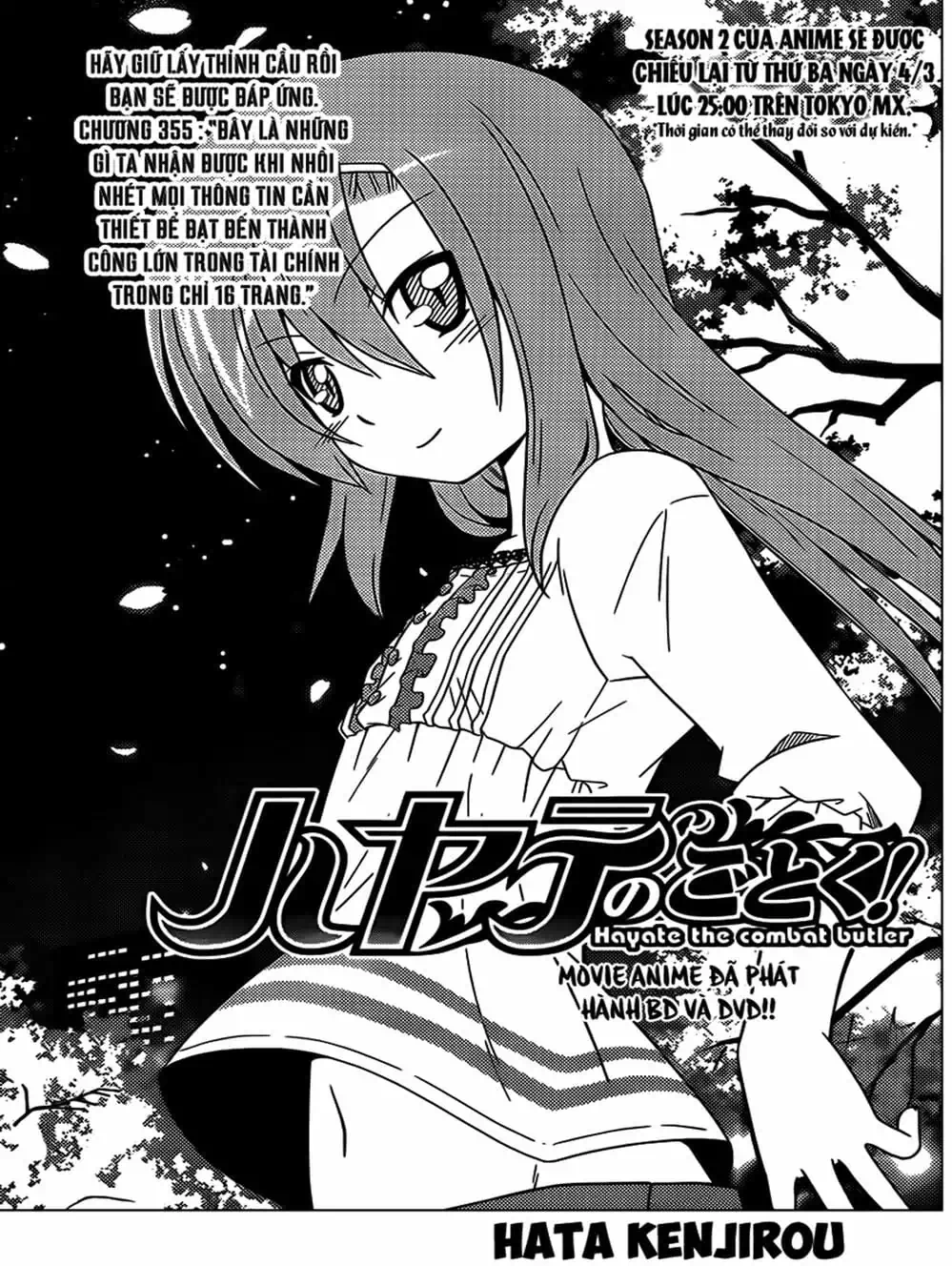 Truyện Tranh Chàng Quản Gia - Hayate No Gotoku trang 4