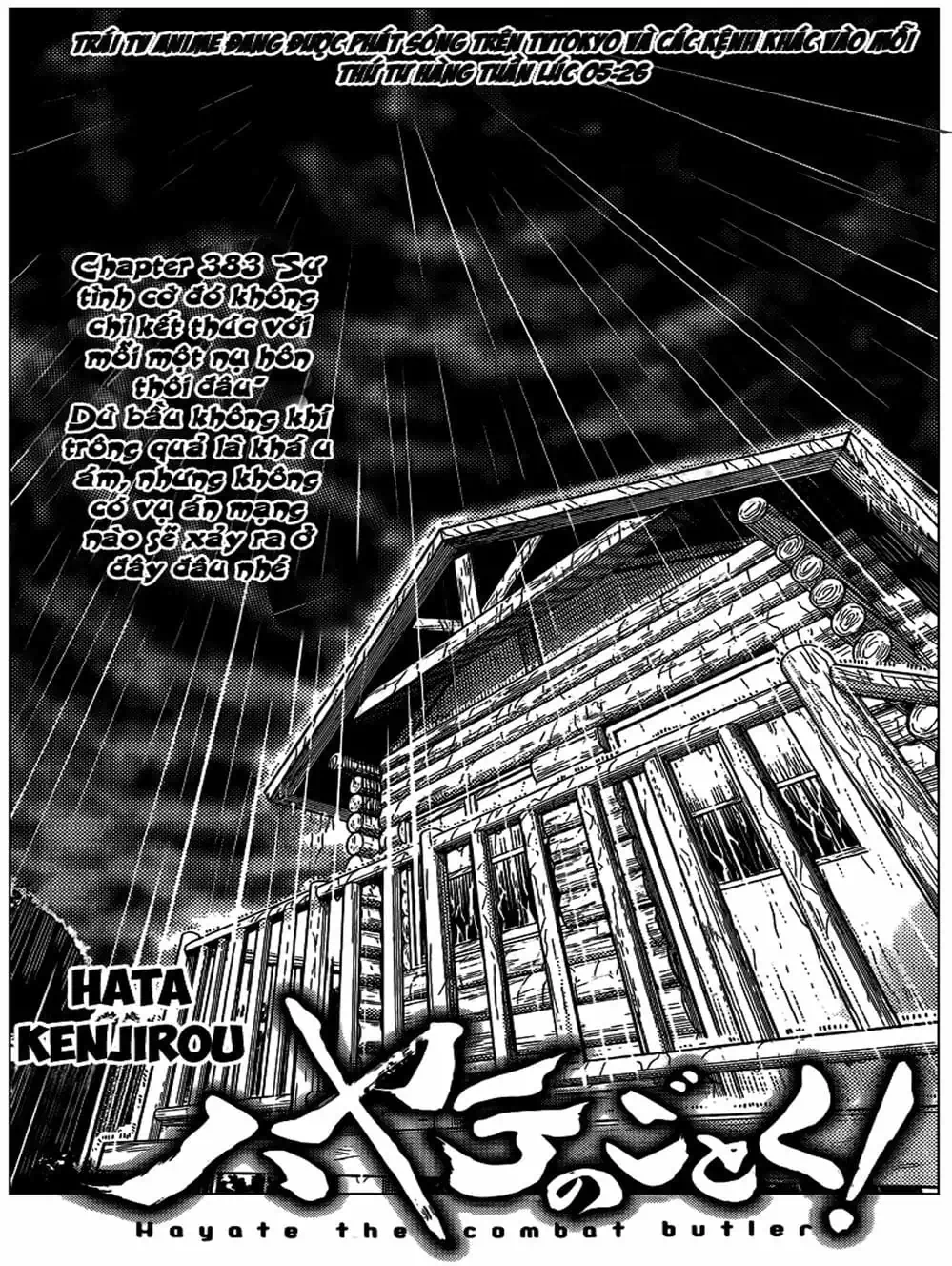 Truyện Tranh Chàng Quản Gia - Hayate No Gotoku trang 4