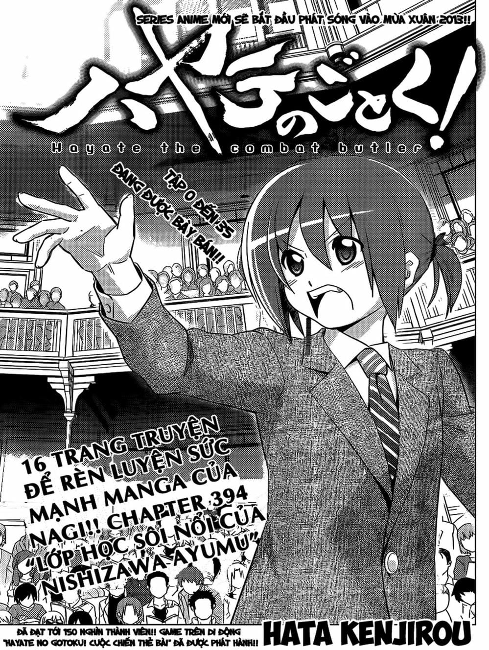 Truyện Tranh Chàng Quản Gia - Hayate No Gotoku trang 4