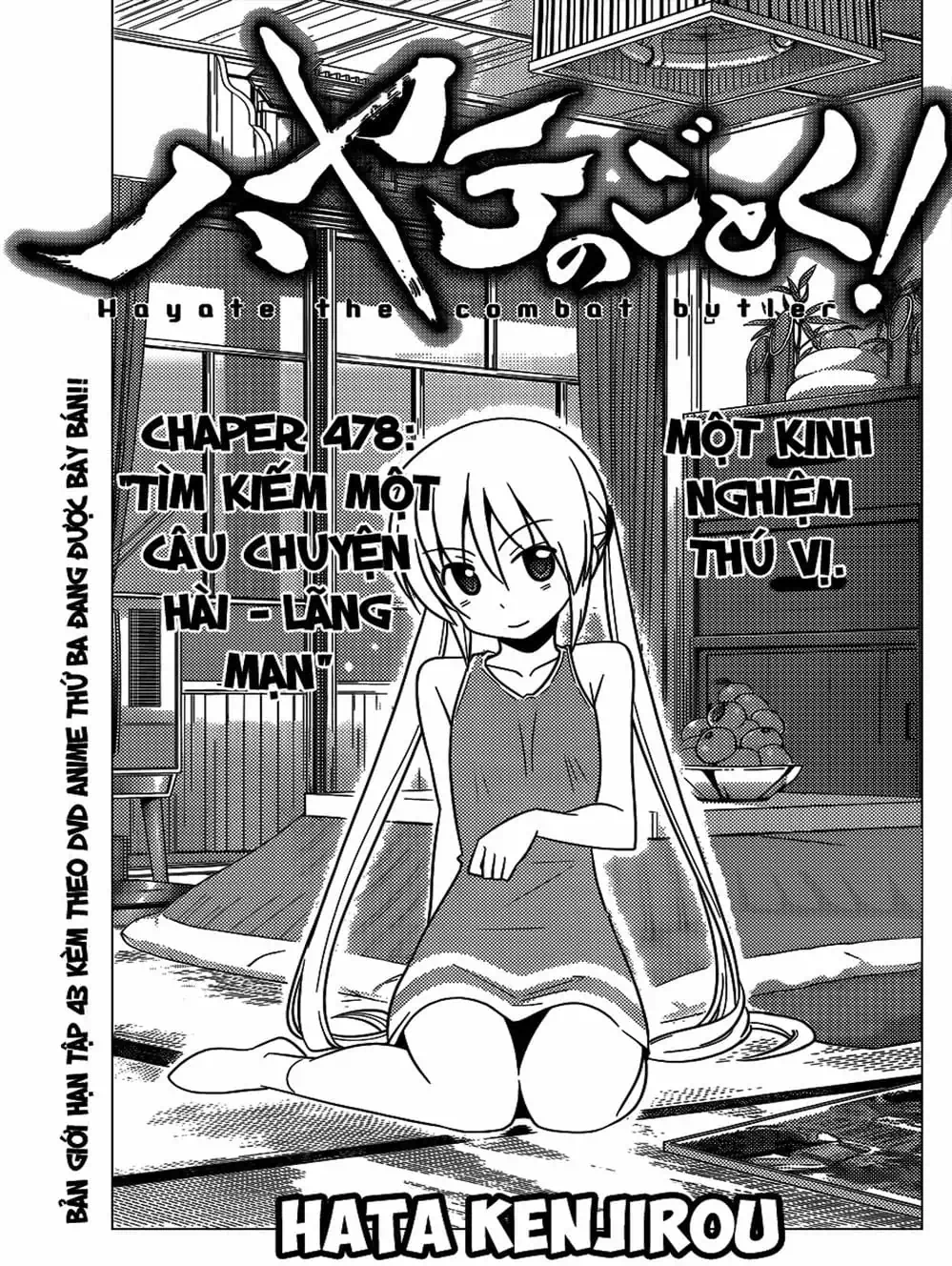 Truyện Tranh Chàng Quản Gia - Hayate No Gotoku trang 4
