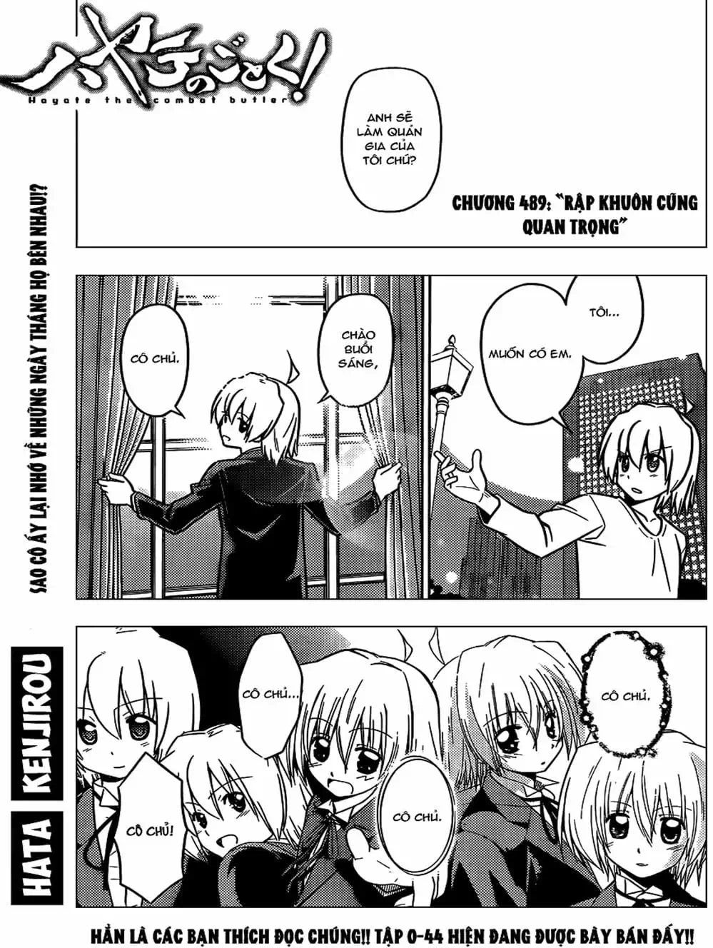 Truyện Tranh Chàng Quản Gia - Hayate No Gotoku trang 4