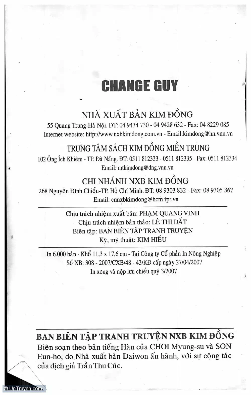 Truyện Tranh Change Guy trang 3