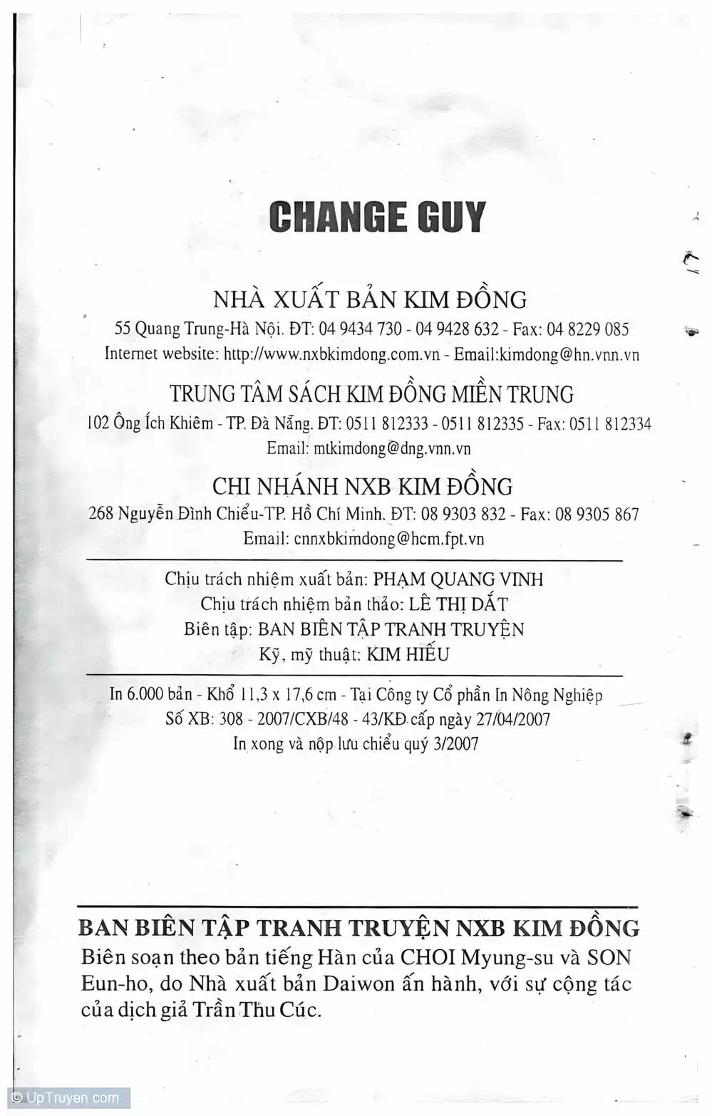 Truyện Tranh Change Guy trang 3