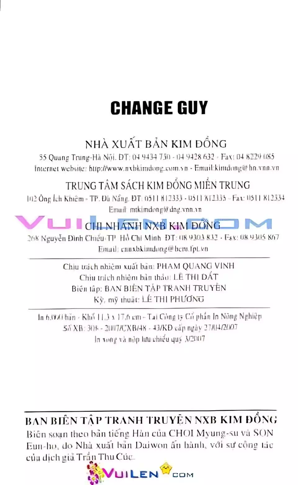 Truyện Tranh Change Guy trang 3