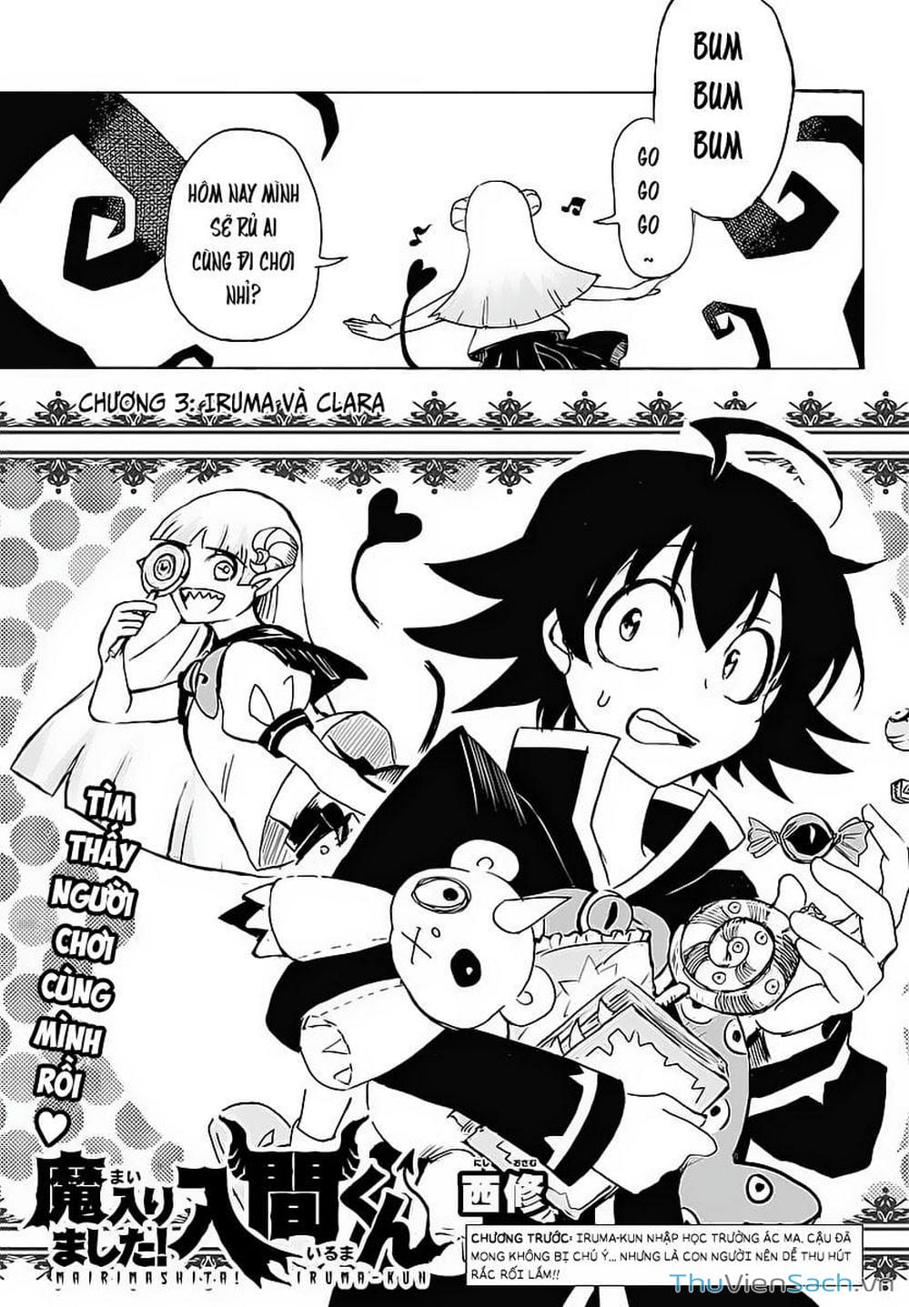 Truyện Tranh Chào Mừng Cậu Đến Trường Iruma-Kun trang 7