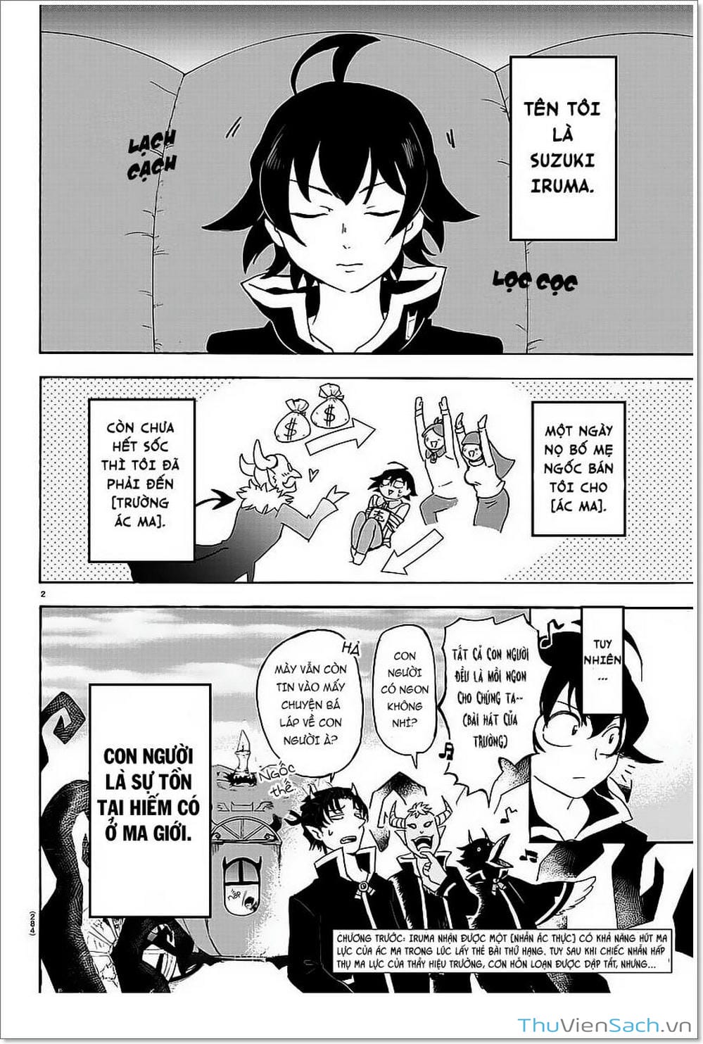 Truyện Tranh Chào Mừng Cậu Đến Trường Iruma-Kun trang 7