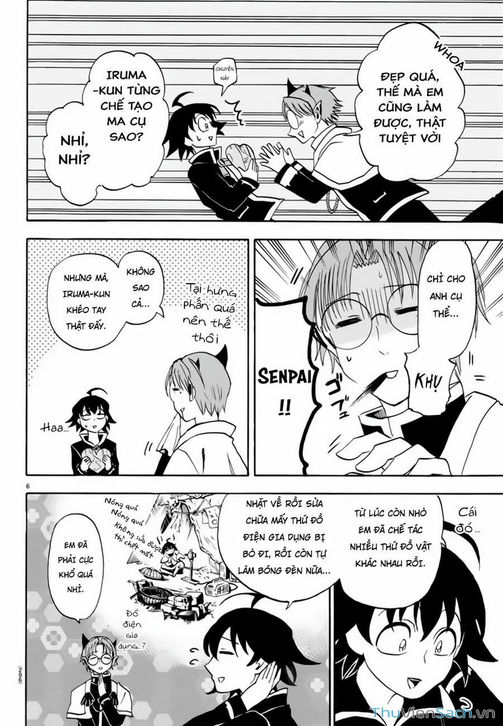 Truyện Tranh Chào Mừng Cậu Đến Trường Iruma-Kun trang 7