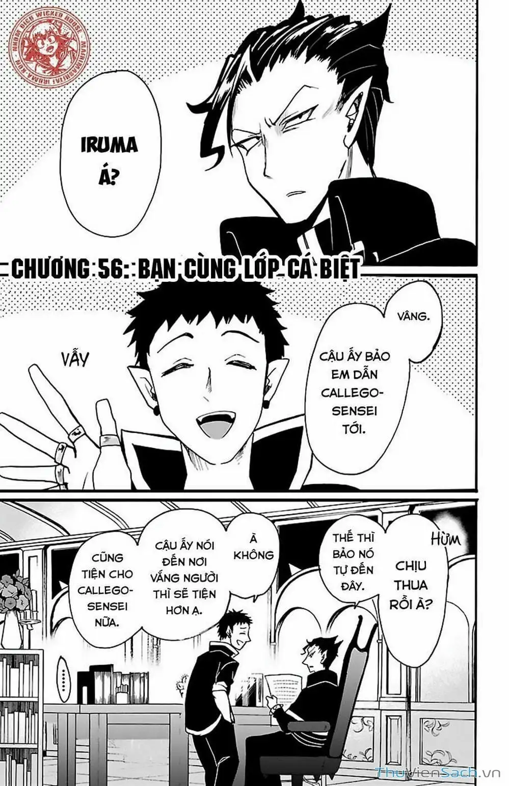Truyện Tranh Chào Mừng Cậu Đến Trường Iruma-Kun trang 7