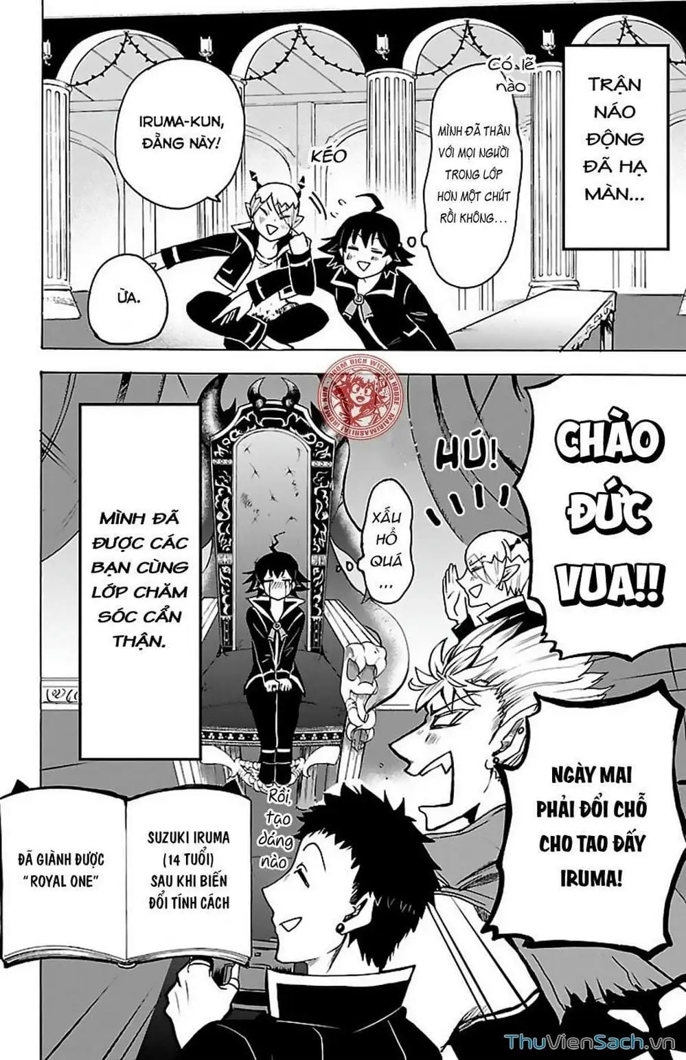 Truyện Tranh Chào Mừng Cậu Đến Trường Iruma-Kun trang 7