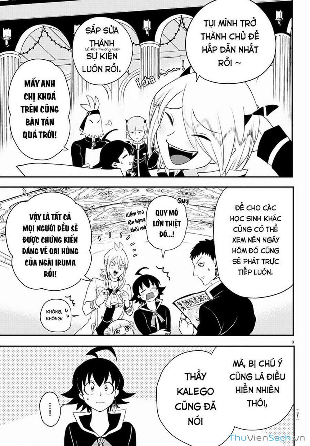 Truyện Tranh Chào Mừng Cậu Đến Trường Iruma-Kun trang 7
