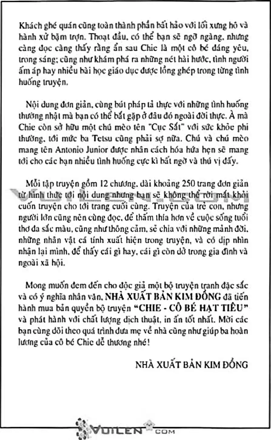 Truyện Tranh Chie - Cô Bé Hạt Tiêu trang 2