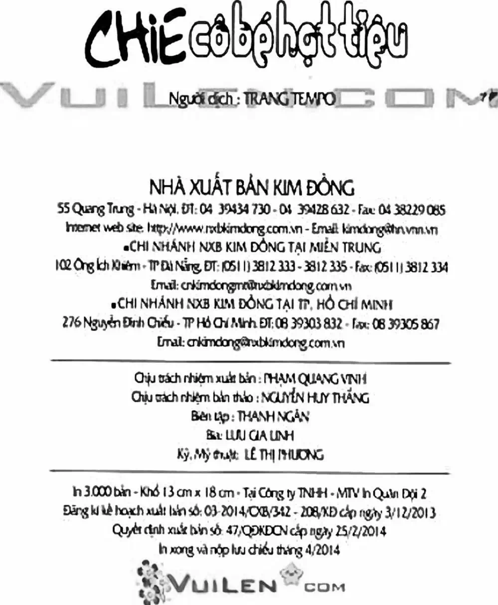 Truyện Tranh Chie - Cô Bé Hạt Tiêu trang 2