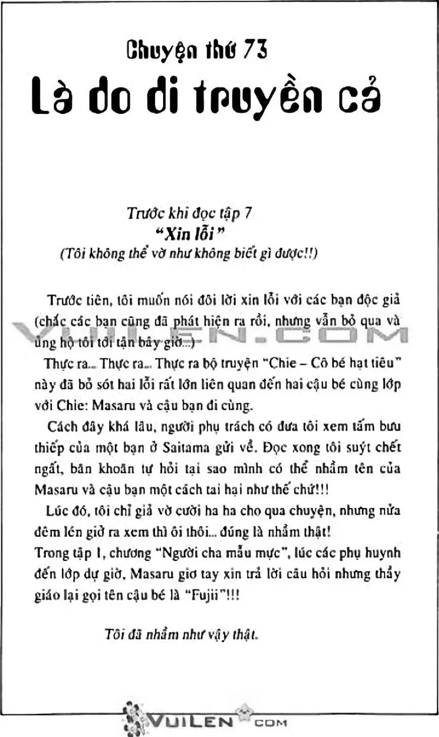 Truyện Tranh Chie - Cô Bé Hạt Tiêu trang 2