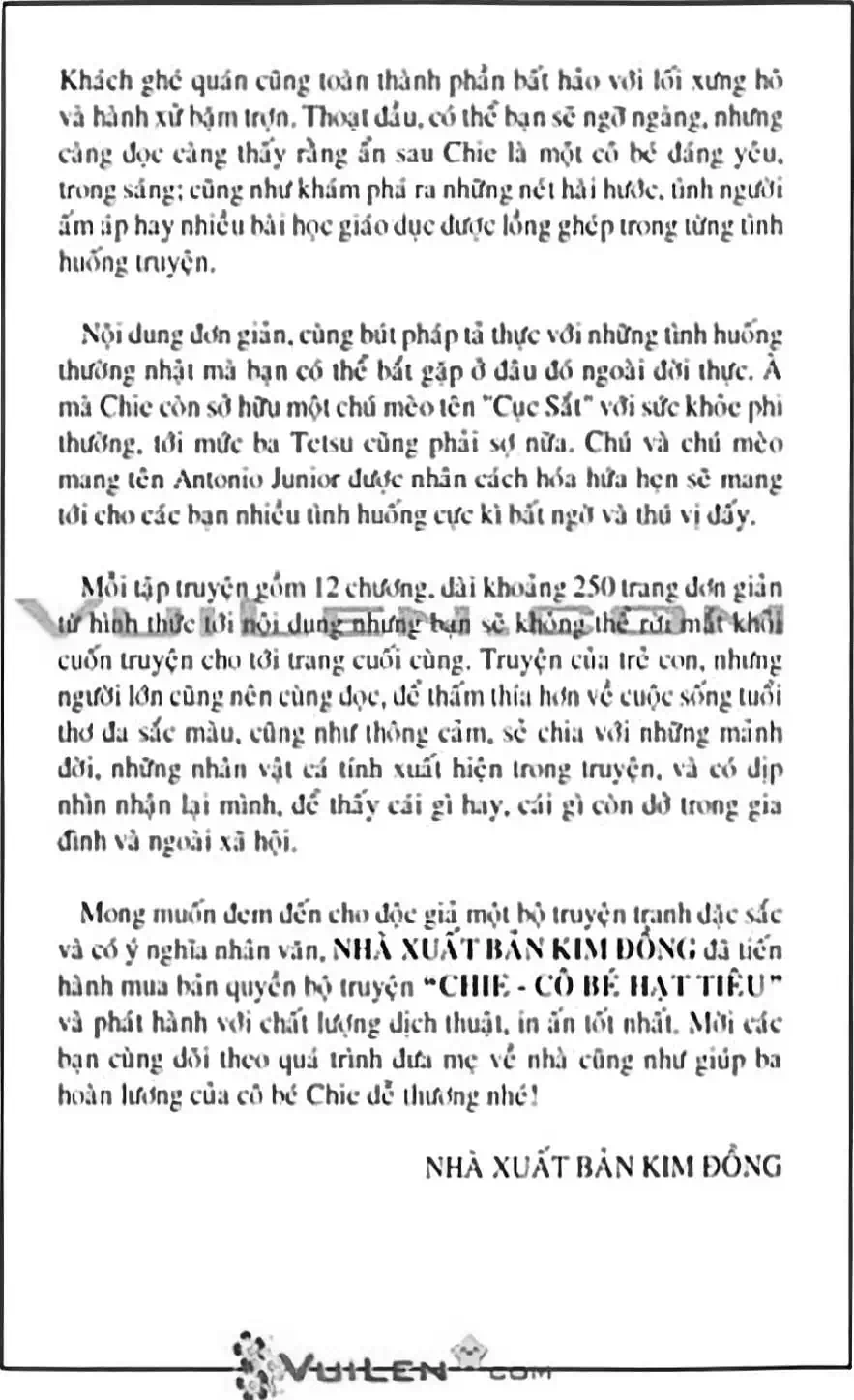 Truyện Tranh Chie - Cô Bé Hạt Tiêu trang 2