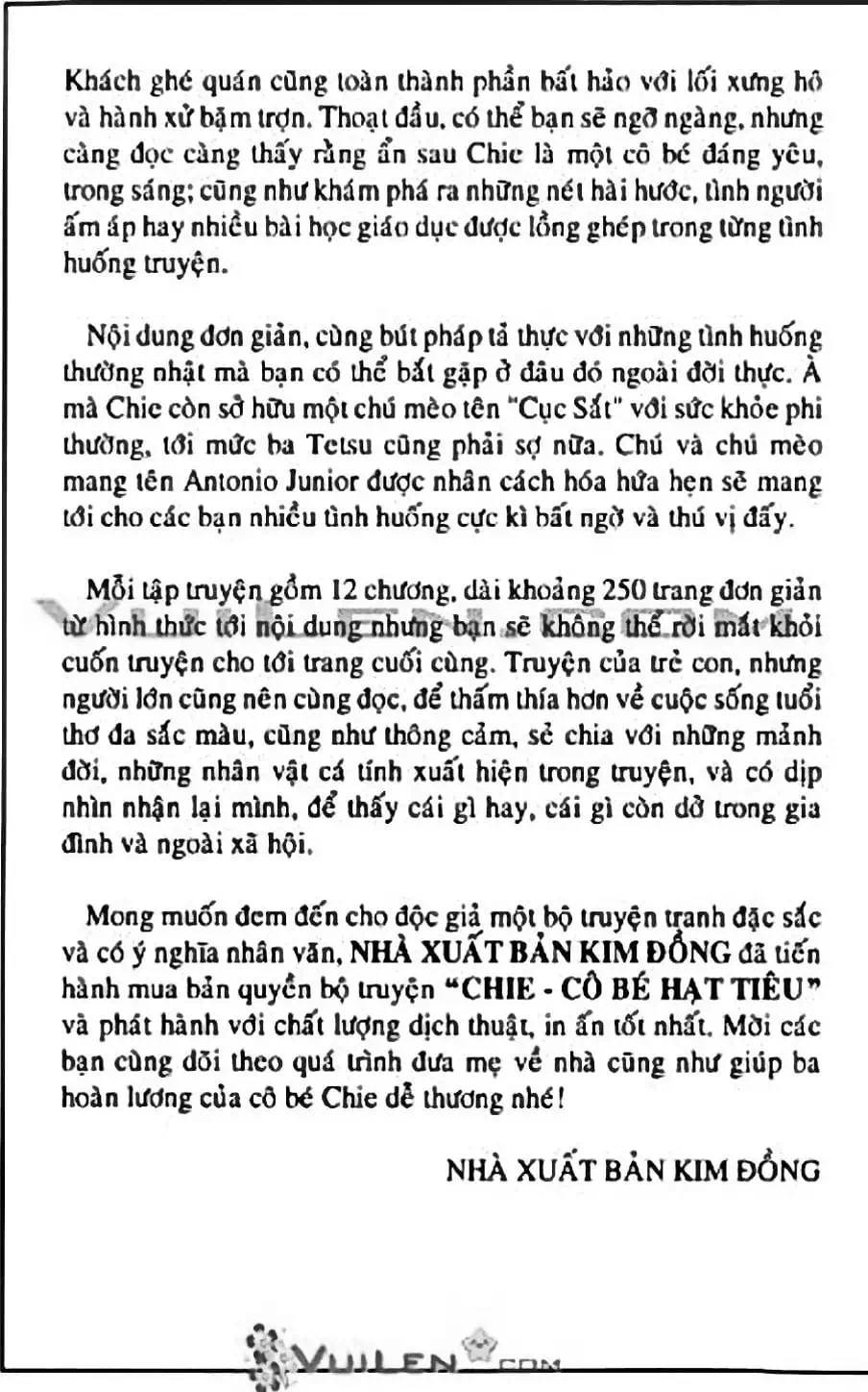 Truyện Tranh Chie - Cô Bé Hạt Tiêu trang 2