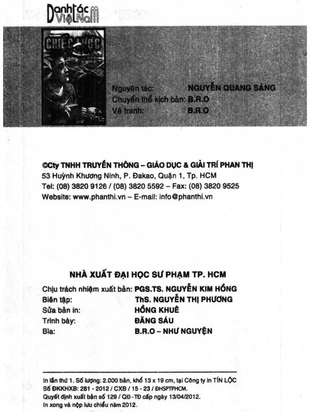 Truyện Tranh Truyện Tranh Chiếc Lược Ngà trang 2