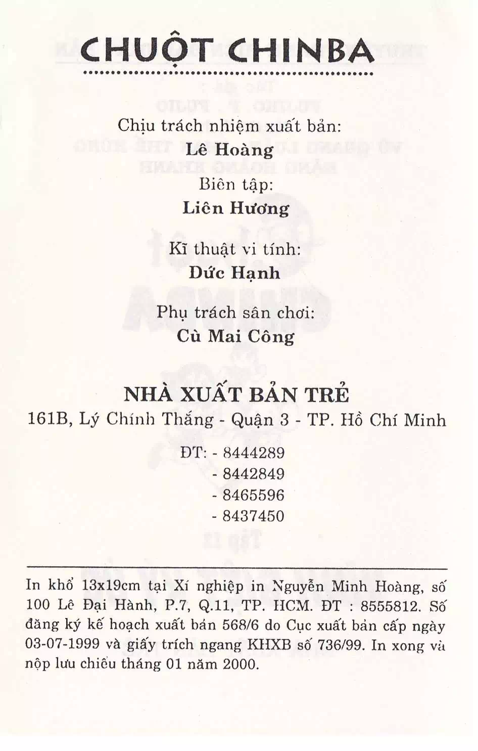 Truyện Tranh Chuột Chinpui - Doraemon trang 4