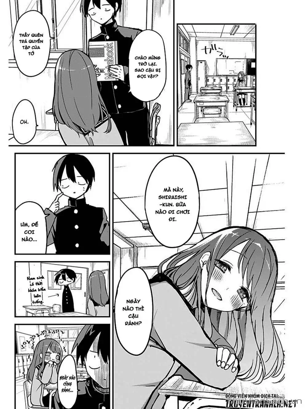 Truyện Tranh Chuyện Tào Lao Của A Hoàn - Kubo-San Wa Boku (Mobu) Wo Yurusanai trang 3