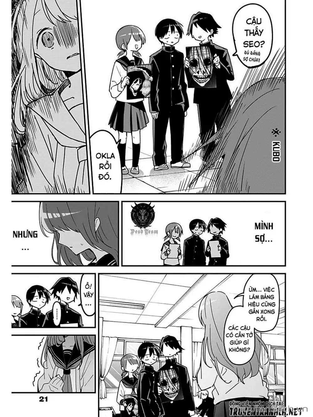 Truyện Tranh Chuyện Tào Lao Của A Hoàn - Kubo-San Wa Boku (Mobu) Wo Yurusanai trang 3