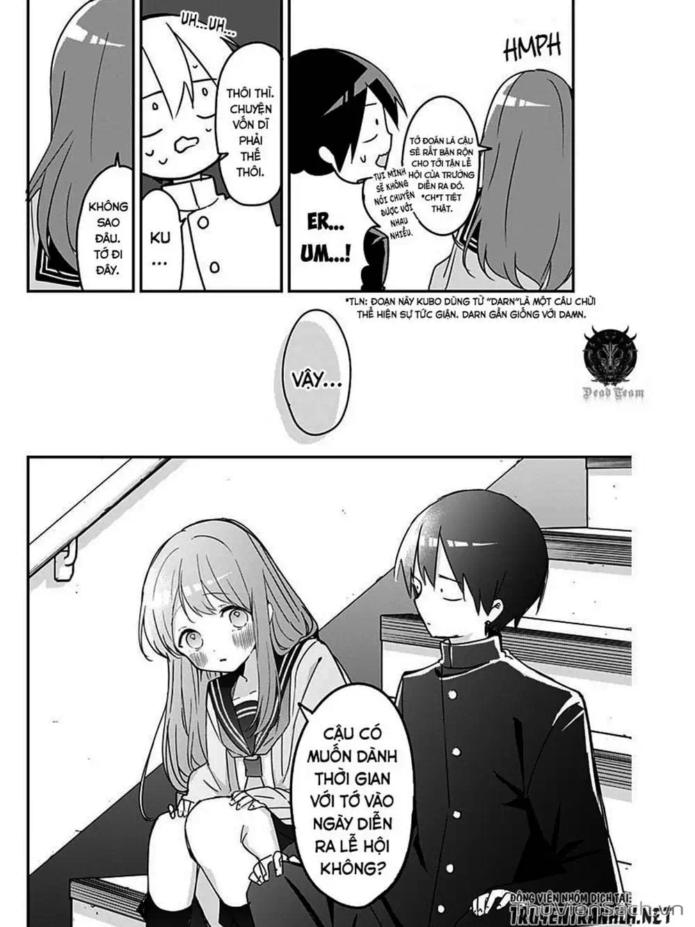 Truyện Tranh Chuyện Tào Lao Của A Hoàn - Kubo-San Wa Boku (Mobu) Wo Yurusanai trang 3