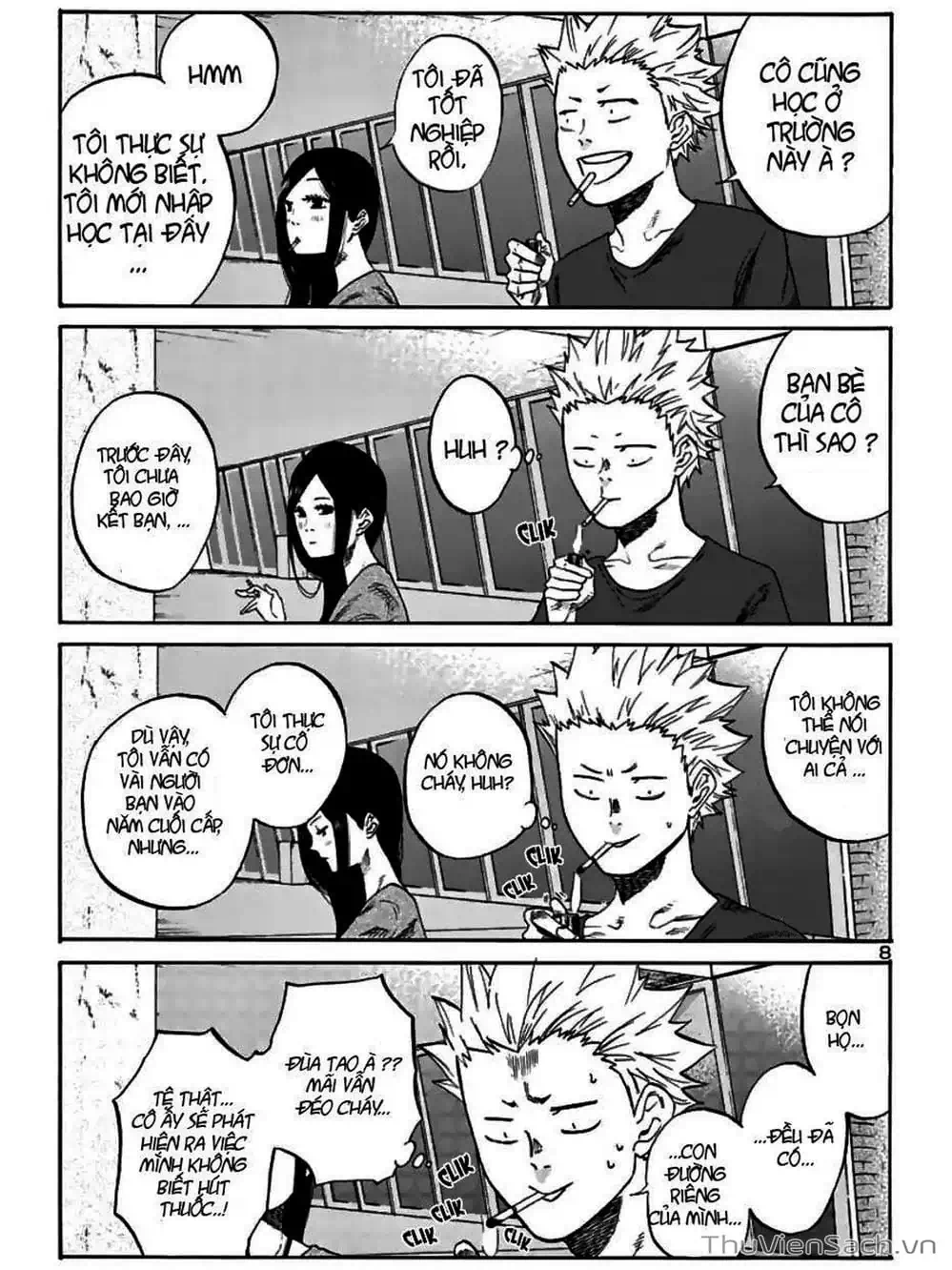 Truyện Tranh Thuốc Lá Senpai Và Kouhai Anh Đào - Cigarette And Cherry trang 4