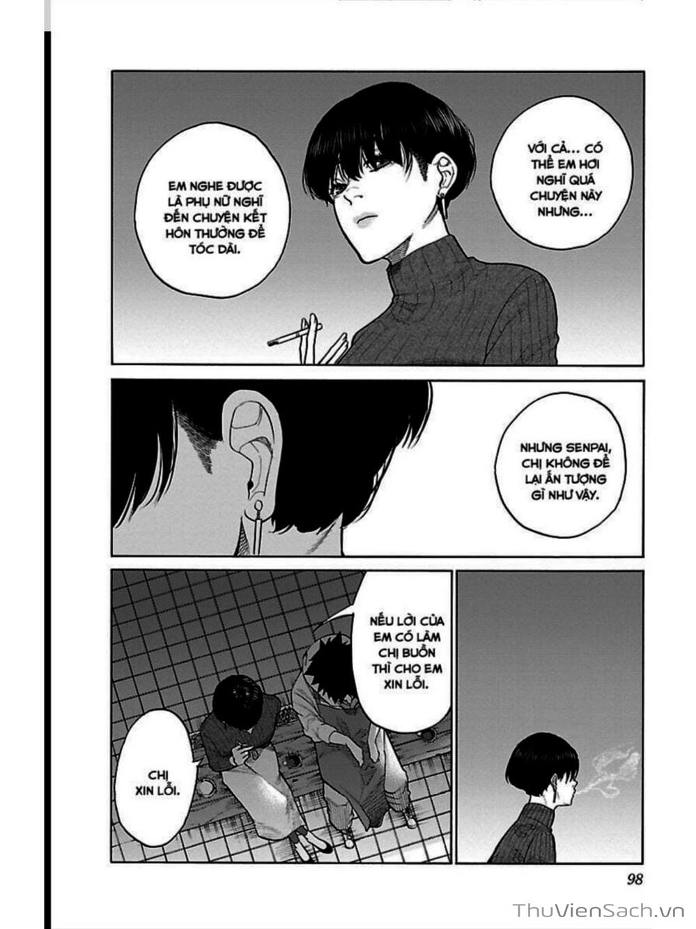 Truyện Tranh Thuốc Lá Senpai Và Kouhai Anh Đào - Cigarette And Cherry trang 4