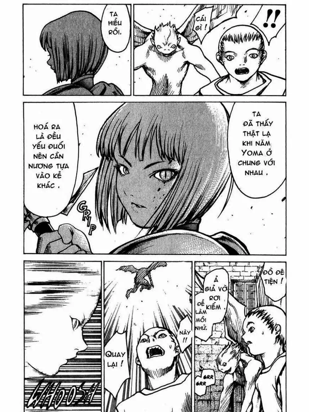 Truyện Tranh Claymore Mắt Bạc trang 4