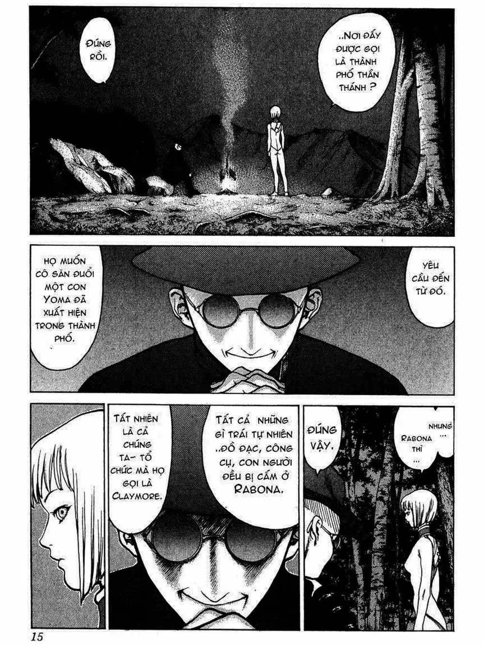 Truyện Tranh Claymore Mắt Bạc trang 4