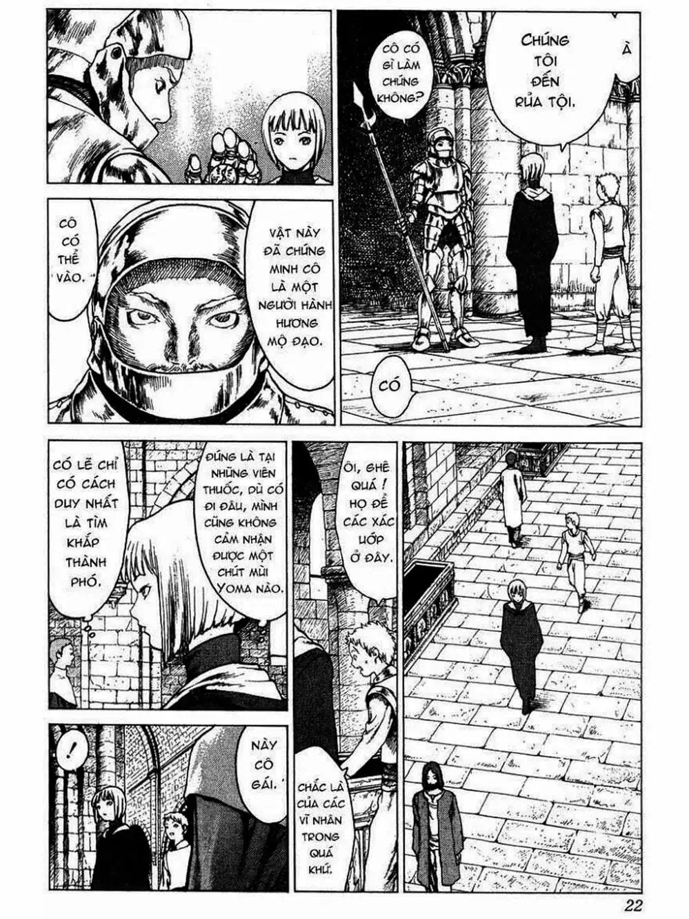 Truyện Tranh Claymore Mắt Bạc trang 4